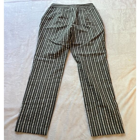 Pinkyotto Womens Striped High-Waisted Ankle Pants Size Small Black/White Casual - Picture 4 of 10